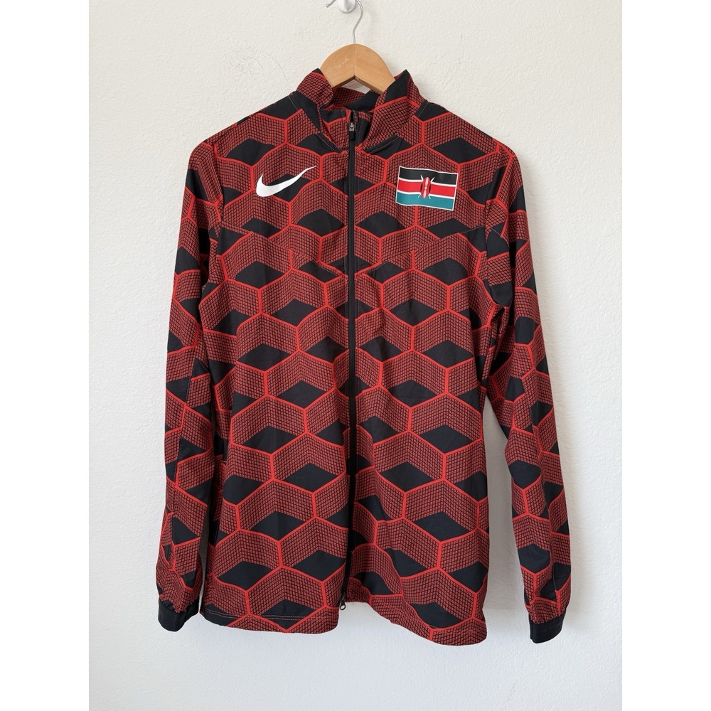 Nike Kenya Pro Elite Team Track & Field Podium Jacket Mens Sz Med CI8739-010 New